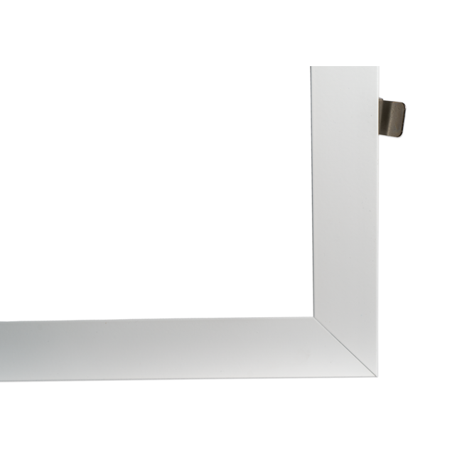 Einbaurahmen für 120x30 LED Panel | weiß | Express Click&Connect