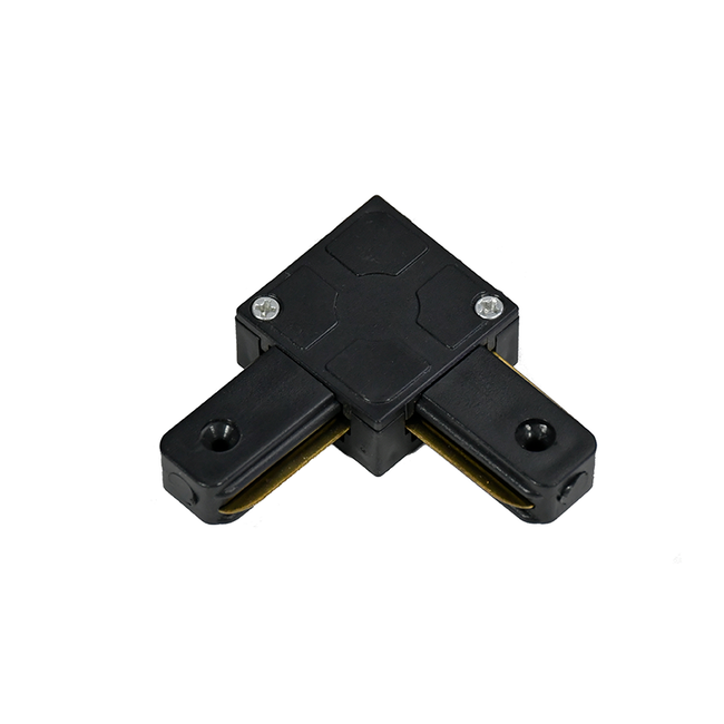 PURPL Schienen-Eckverbinder | 1 Phase | L-Form | Schwarz