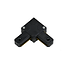 PURPL Schienen-Eckverbinder | 1 Phase | L-Form | Schwarz