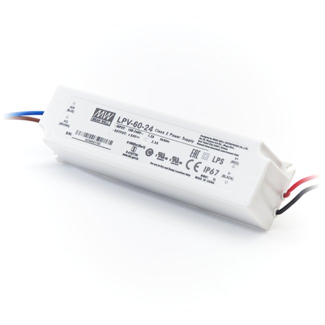 LED Netzteil 24V 60W – LPV-60-24  – 2,5 A, IP67 wasserdicht