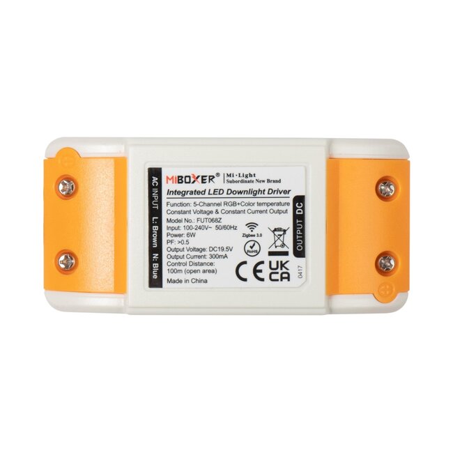 LED Einbaustrahler - 6W - ø120mm - RGB+CCT -  IP44 - Rund - FUT068