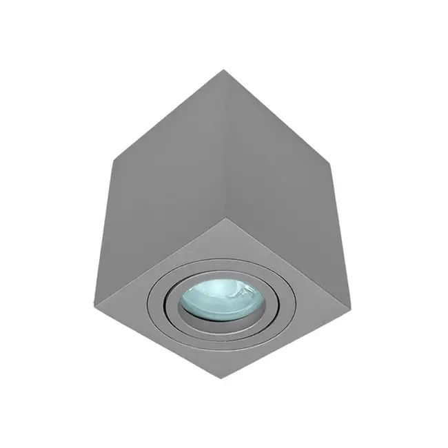 PURPL LED Aufbau-Deckenspot | grau | Kubische Deckenleuchte | inkl. GU10-Fassung
