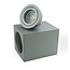 PURPL LED Aufbau-Deckenspot | grau | Kubische Deckenleuchte | inkl. GU10-Fassung