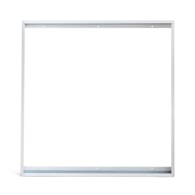 Aufbaurahmen für 62x62 LED Panel | weiß