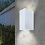 PURPL PURPL LED Double GU10 Wandstrahler Leuchte IP44 Weiß