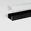 PURPL LED Streifen Profil | 1,5m x 20x20mm | Aufputzmontage | Schwarz