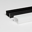 PURPL LED Streifen Profil | 1,5m x 20x20mm | Aufputzmontage | Schwarz