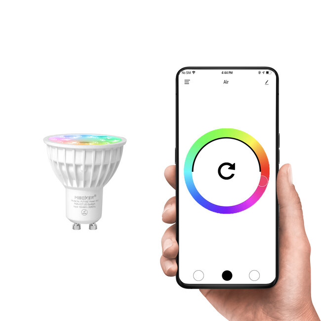 MiBoxer/Mi-Light LED  Leuchtmittel GU10 | 4W | RGB+CCT | dimmbar | Zigbee 3.0 | FUT103