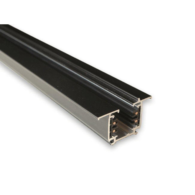 (Einbau-)Stromschiene | 1,5m | 3 Phasen | schwarz | Powergear