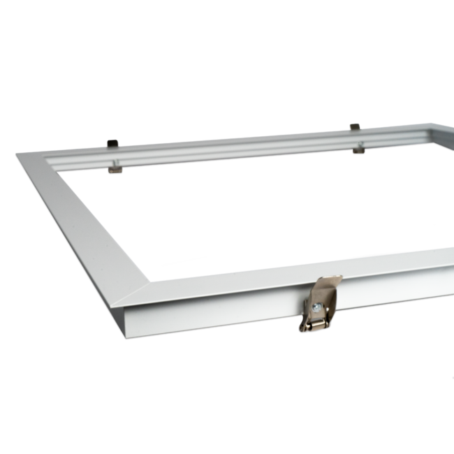 Einbaurahmen für 30x30 LED Panel | weiß | Click&Connect