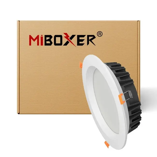MiBoxer/Mi-Light LED Einbaustrahler - 25W - ø230mm - RGB+CCT - Rund - IP54 - FUT060