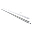 PURPL LED Streifen Profil | 1,5m x 23x10mm | Aufputzmontage | Aluminium