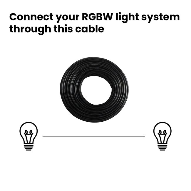 LED Streifen Verlängerungskabel RGBW 5-adrig 100M