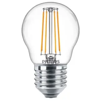 Philips LED Glühbirne E27 | 4,3W (≙40W) | warmweiß 2700K | Tropfenform P45 | Philips