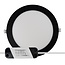 PURPL LED Einbaustrahler | 24W | Ø240mm | Neutralweiß 4000K | IP40 | Rund | Schwarz