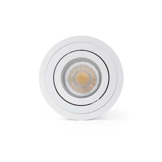 Aufbau-Spot GU10 | Ø85 mm x 115mm | Weiß | Rund | IP20