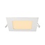 PURPL LED Einbaustrahler - 6W - 120x120mm - Warmweiß 3000K - IP40 - Quadratisch - Weiß
