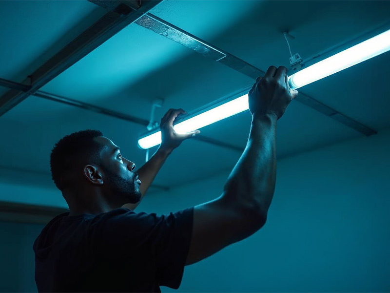 Wie ersetze ich eine Leuchtstoffröhre durch LED?