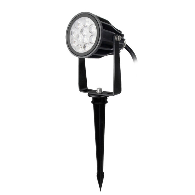 2,4Ghz Smart LED Garten-Spot | 6W | RGB+CCT | wetterfest - IP65 | schwarz | Mixboxer FUTC04