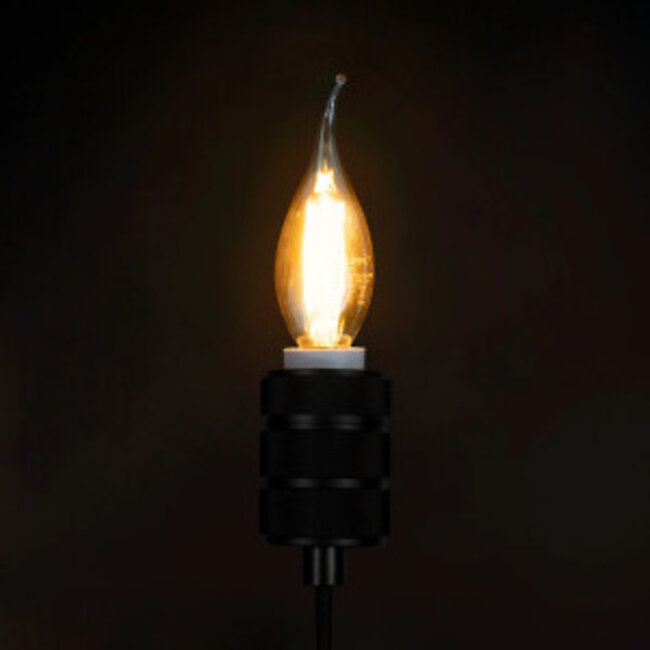 LED Glühbirne E14 | 5W (≙25W) | extra warmweiß 2300K | dimmbar | Kerzenform C35T