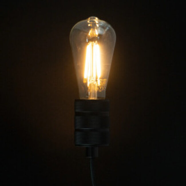 PURPL LED Glühbirne E27 | 2,5W (≙15W) | extra warmweiß 2200K | dimmbar | Edison Vintage ST64