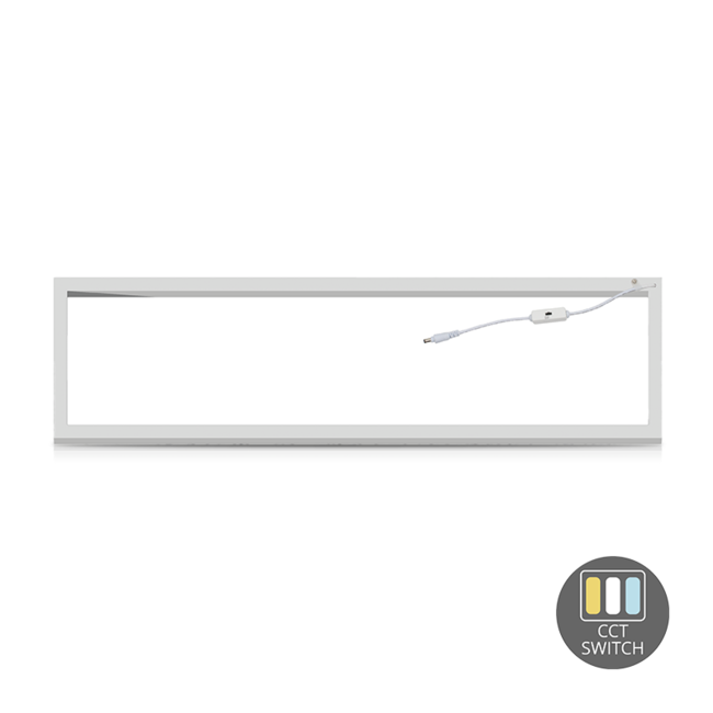 LED Panel Linear Hollow | 120x30 | 36W | CCT 3-in-1 | UGR<23
