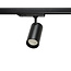 LED Schienenspot | 3 Phasen | 20W | 2000lm | 3CCT (3000K/4000K/6000K) | Ø60x130mm | Schwarz