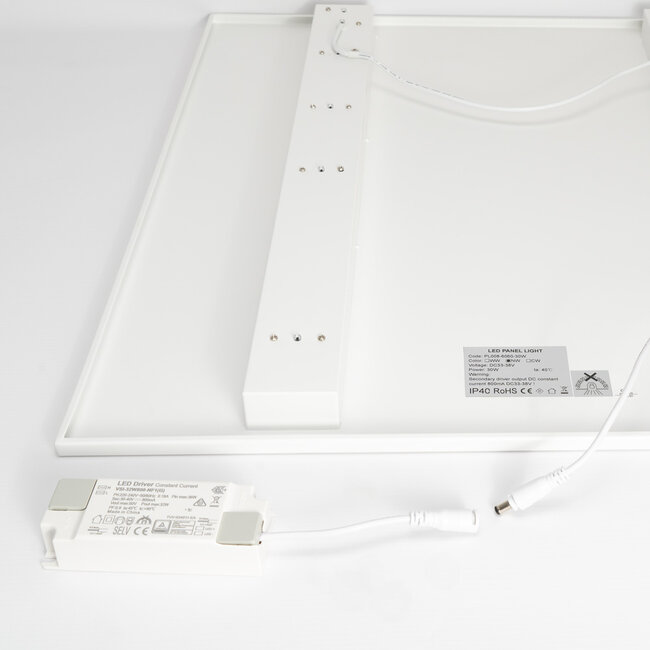 LED Panel | 60x60 | neutralweiß 4000K  | 30W | 120 lm/W / 3600lm | UGR<19 | Raster & Prismenoptik