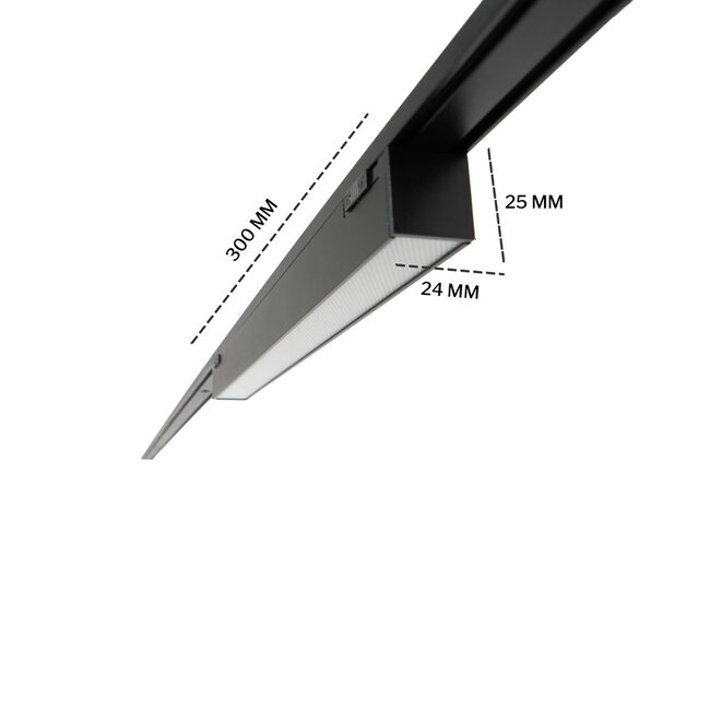 Smart LED Linearleuchte | 12W | CCT (2700K-6000K) | Zigbee 3.0 | Dimmbar | IP20 | 48V Slim Schienenbeleuchtung
