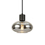 PURPL Pendelleuchte Glaskugel Smoke Matt | 3-flammig | 96x18cm | E27-Fassung