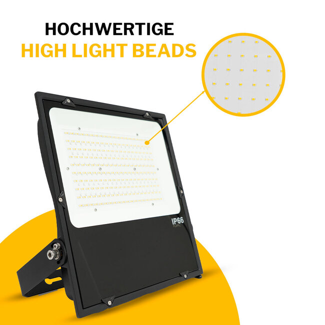 LED Flutlicht RGB+CCT | 200W | 22000lm | dimmbar | IP66 | IK08 | 2,4 Ghz | FUTT08