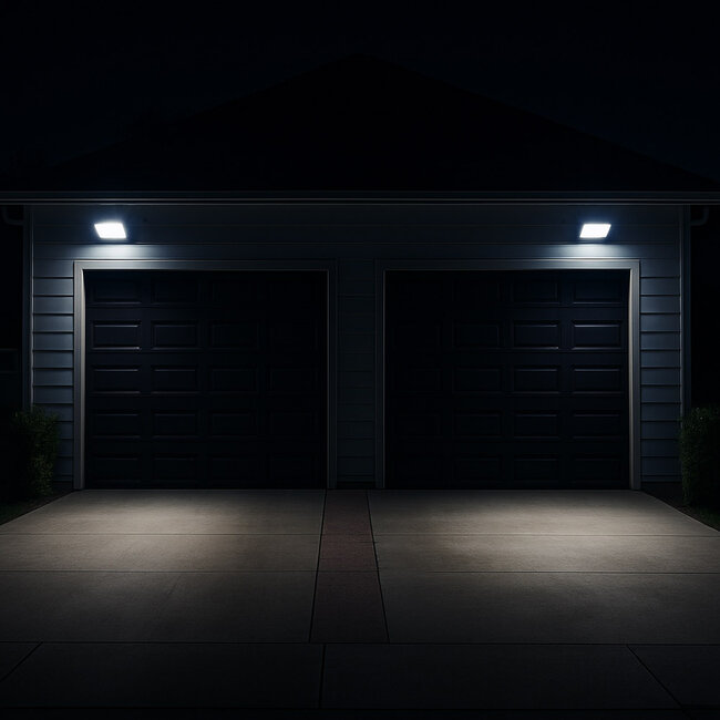 LED Flutlicht 50W | kaltweiß 6000K | IP66 | IK08 | inkl. Halterbügel | Schwarz