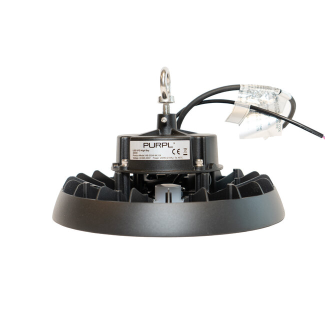 PURPL LED Hallenstrahler | 240W | 36.000 lm | 150lm/W | neutralweiß 4000K | IP65 | IK10 | Dimmbar | G4 | Flimmerfrei