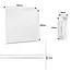 LED Panel | 60x60 | kaltweiß 6000K | 30W | 130 lm/W / 3900lm | IP40 | UGR<22 | Edge-Lit