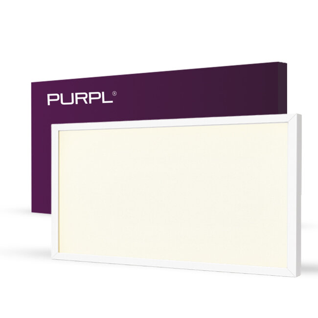 PURPL LED Panel | 120x60 | neutralweiß 4000K | 50W | 130 lm/W / 6500lm | dimmbar | IP40 | UGR<22