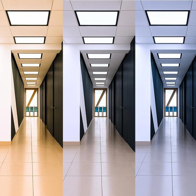 LED Panel | 60x60 | CCT | 36W | dimmbar | 100 lm/W / 3900lm | UGR<22 | Back-lit | Schwarz