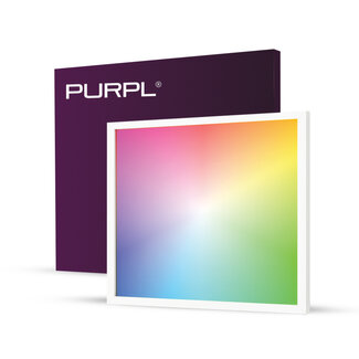 PURPL LED Panel | 62x62 | RGB+CCT | 32W | dimmbar | 130 lm/W / 4000lm | UGR<22