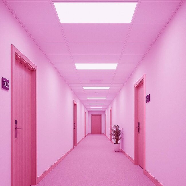 PURPL LED Panel | 120x60 | RGB+CCT | dimmbar | 48W | 132 lm/W = 6350lm | UGR<22 | flimmerfrei | Edge-lit