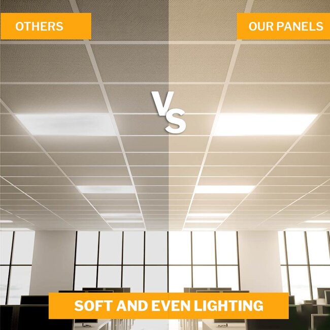 PURPL LED Panel | 120x60 | RGB+CCT | dimmbar | 48W | 132 lm/W = 6350lm | UGR<22 | flimmerfrei | Edge-lit