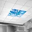 PURPL Acrylglas-Platte für LED-Panels 60x60 / 62x62 mit Fotomotiv Wolken IMG8