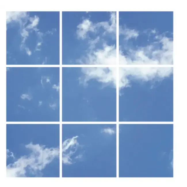 PURPL Acrylglas-Platte für LED-Panels 60x60 / 62x62 mit Fotomotiv Wolken IMG5