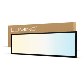 Lumin8 LED Panel | 120x30 | CCT | 36W | dimmbar | 100 lm/W / 3900lm | UGR<22 | Back-lit | Schwarz