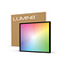 Lumin8 LED Panel | 60x60 | RGB+CCT (2800K-6500K) | dimmbar | 36W | 100 lm/W / 3600lm | UGR<22 | Back-lit | Schwarz