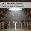 PURPL LED Hallenstrahler G7 | 200W | 30.000 lm | 150lm/W | neutralweiß 4000K | IP65 | IK10 | Dimmbar | Flimmerfrei