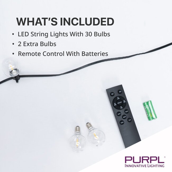 LED Lichterkette 16,5m | 2700K warmweiß | 24V + EU-Stecker | IP44 - perfekt für Innen & Außen