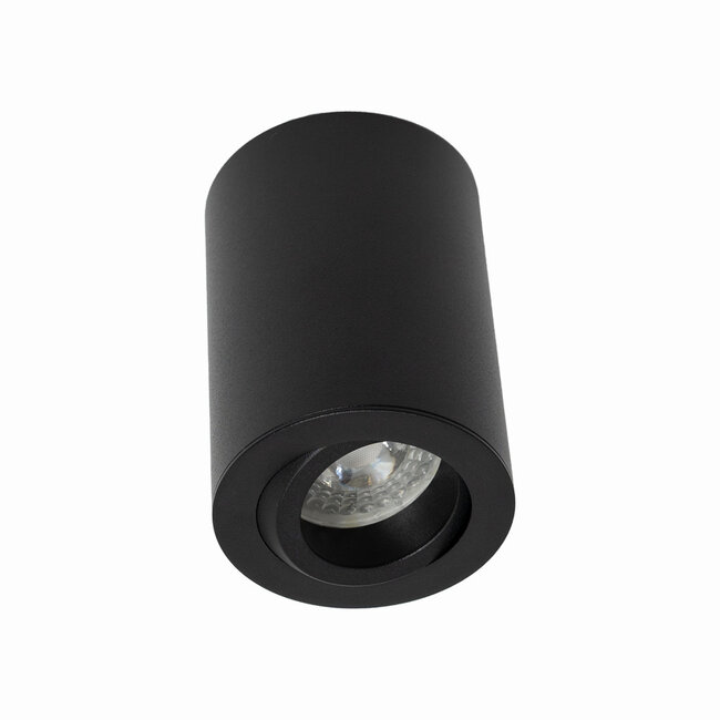 Aufbau-Spot GU10  | Ø70mm x 100mm | Schwarz | Rund | IP54