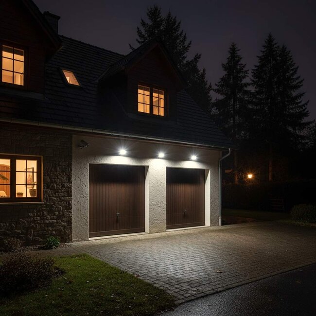 LED Flutlicht 10W | neutralweiß 4000K | 1100 Lumen | IP66 | IK08 | inkl. Halterbügel | Schwarz