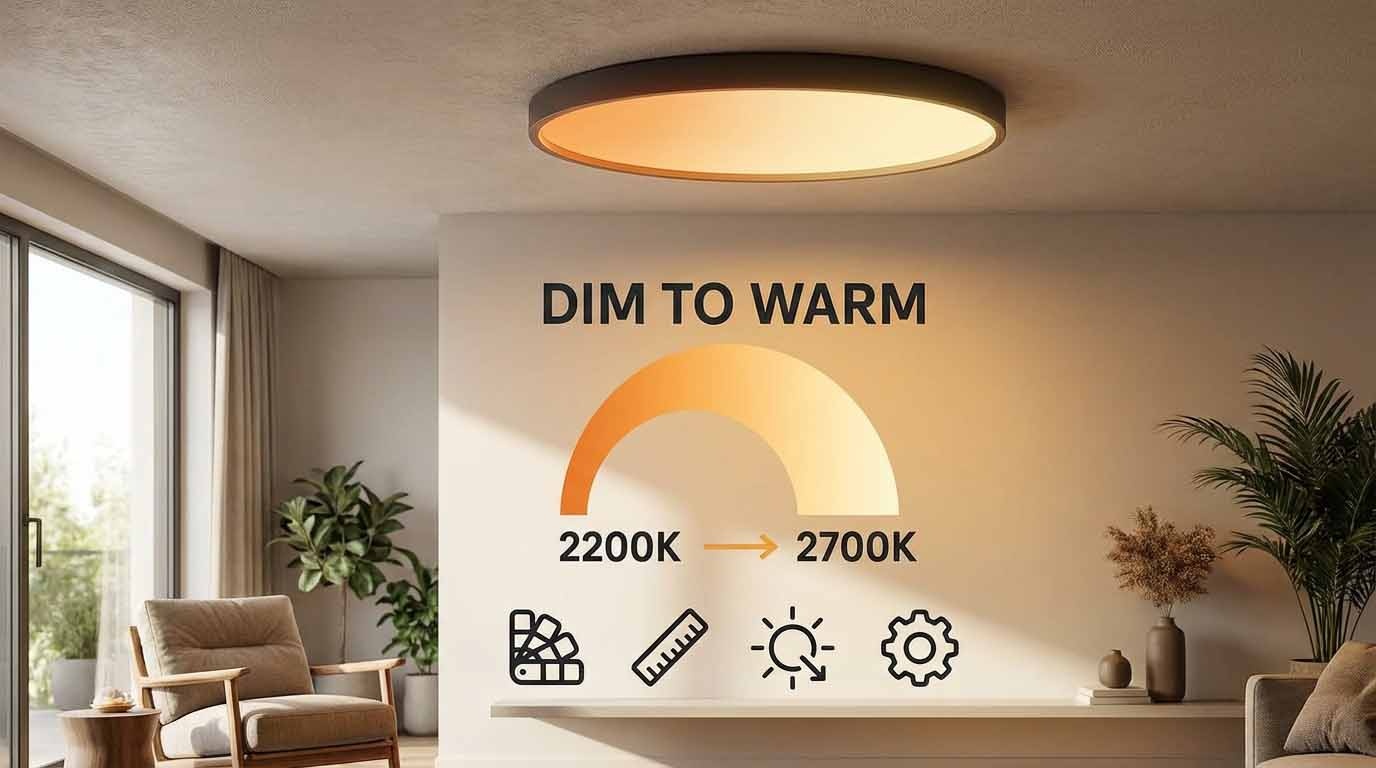 Dim-to-warm – LED-Licht mit Wohlfühlfaktor