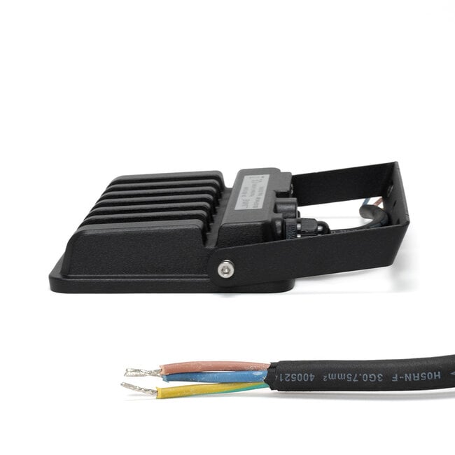 LED Flutlicht 30 ≙ 3150 lm | neutralweiß 4000K | IP65 | IK06 | inkl. Halterbügel | Schwarz