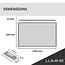 LED Panel | 120x60 | CCT | 60W | dimmbar | 100 lm/W / 6000m | UGR<22 | Back-lit | Schwarz